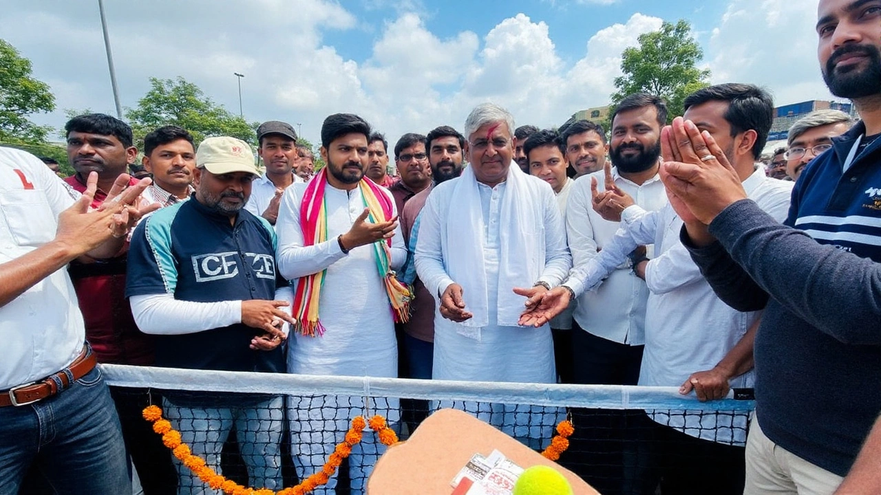 District-Level Sports Competition: Minister Bedam Inaugurates Meet, Dedicates New Tennis Court